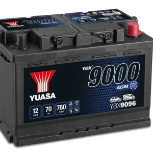 Zwrot pieniędzy YUASA YBX9096 AGM 12V 70Ah 760A