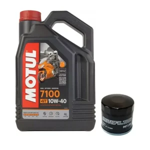 MOTUL 7100 4T 10W40 ESTER 4L + FILTR Szybka dostawa