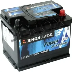 JENOX 62AH 510A P+ NISKI AKUMULATOR Bezpieczna płatność