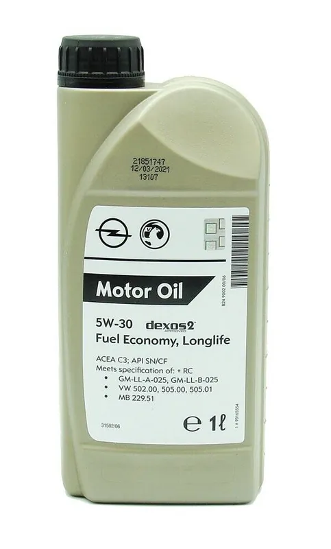 Wyprzedaż GENERAL MOTORS 5W30 DEXOS21L