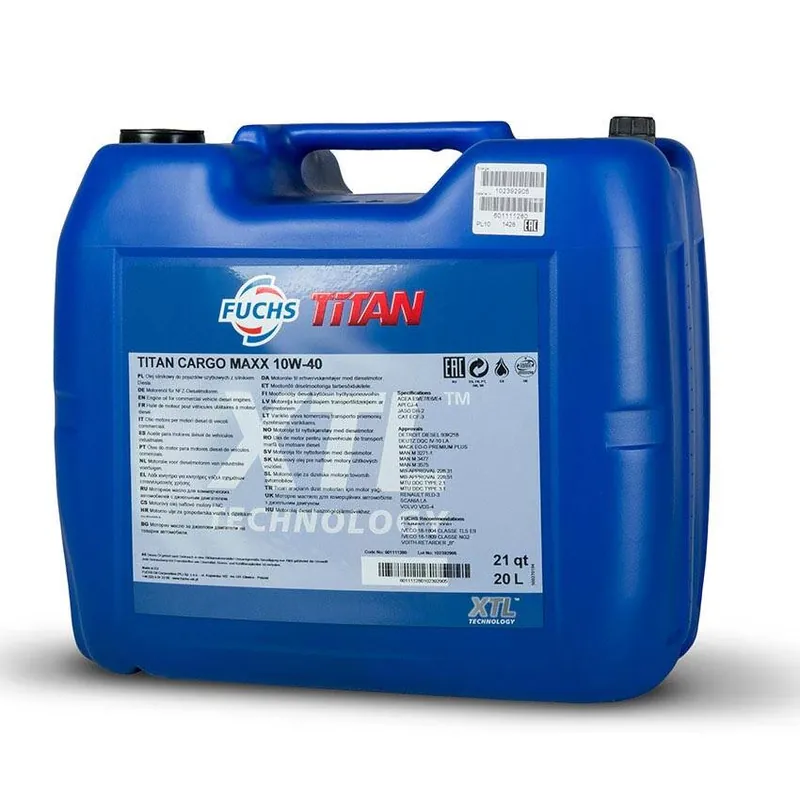 FUCHS TITAN CARGO MAXX 10W40 20L Zwrot pieniędzy