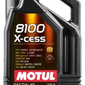 Ostatnia szansa MOTUL 8100 X-CESS 5W40 5L