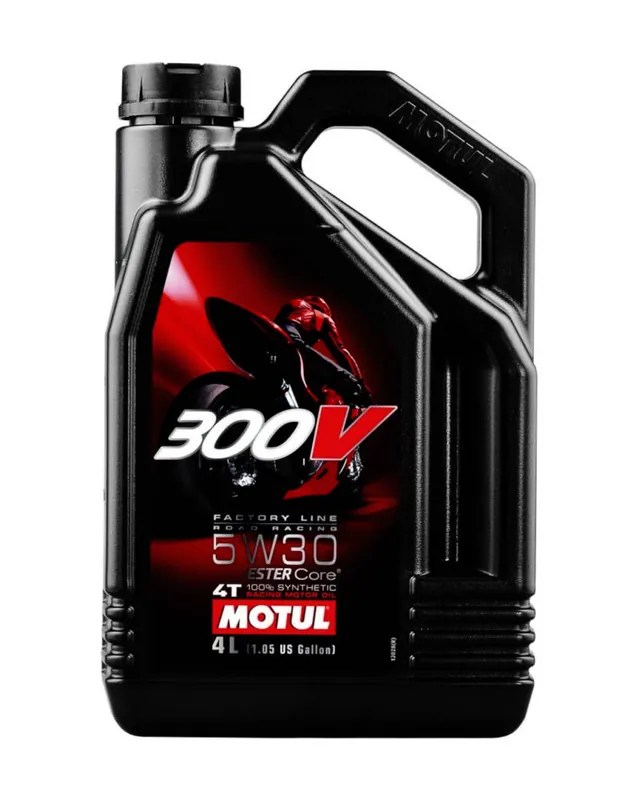 Oryginalny MOTUL 300V FACTORY LINE ROAD RACING 5W30 4L
