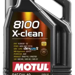 MOTUL 8100 X-CLEAN5W40 C3 5L Premium