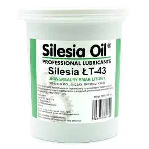 SILESIA ŁT 43 SMAR DO ŁOŻYSK TOCZYCH I ŚLIZGOWYCH 0.8KG Ekspresowa dostawa