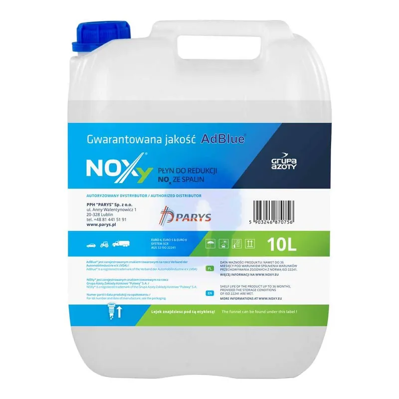Popularny ADBLUE NOXY DODATEK DO PALIWA 10L