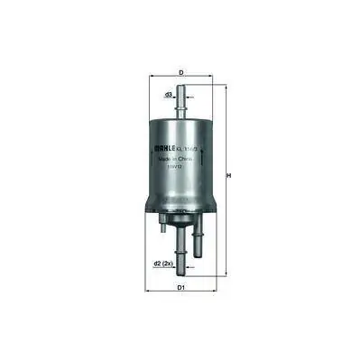 KNECHT FILTR PALIWA KL156/3 Autentyczny