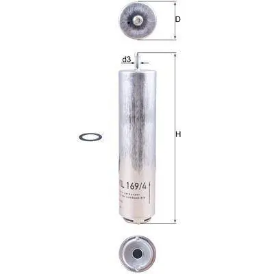 KNECHT FILTR PALIWA KL169/4D Zwrot pieniędzy