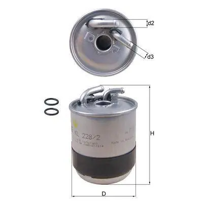 KNECHT FILTR PALIWA KL228/2D Niska cena