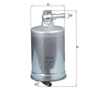 Popularny KL599 FILTR PALIWA