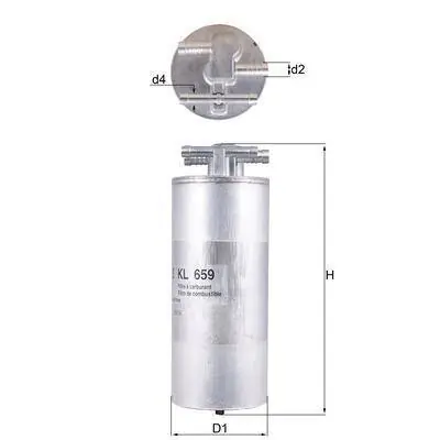 Oferta limitowana KL659 FILTR PALIWA