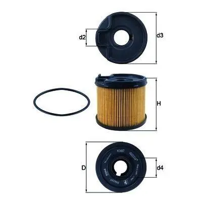 Bezpieczna płatność KNECHT FILTR PALIWA KX 87D