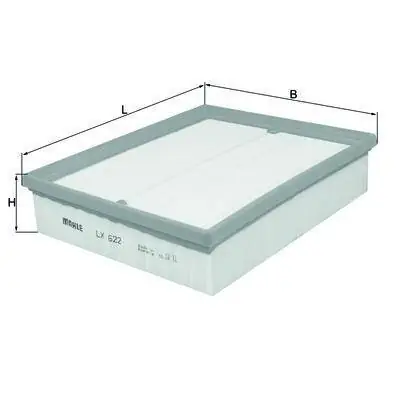 Darmowa dostawa KNECHT FILTR POWIETRZA LX622