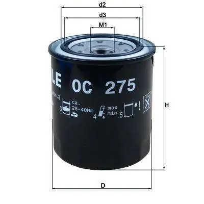 Najlepsza cena KNECHT FILTR OLEJU OC 275