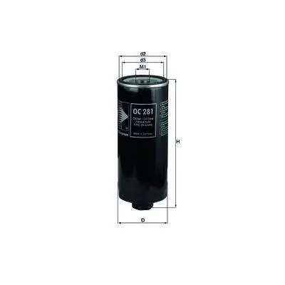 OC 281 FILTR OLEJU Zwrot pieniędzy