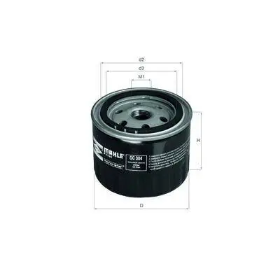 KNECHT FILTR OLEJU OC 384 Autentyczny