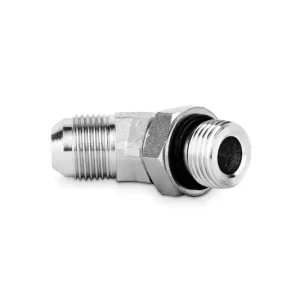 Niska cena Przyłączka kolankowa 45° z przeciwnakrętką 3/4” UNF-3/4” JIC 5200-08 - IMM / Interpump